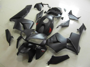 Noir Rouge 05-06 Honda CBR600RR Kit Carénages Motos Complet