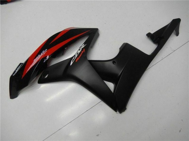 Noir Rouge 07-08 Honda CBR600RR Kit Carénages Motos Noir Rouge 07-08 Honda CBR600RR Kit Carénages Motos