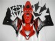 Noir Rouge 07-08 Honda CBR600RR Kit Carénages Motos Noir Rouge 07-08 Honda CBR600RR Kit Carénages Motos