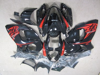 Noir Rouge 08-19 Suzuki GSXR 1300 Hayabusa Kit Carénages Motos