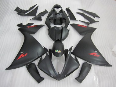Noir Rouge 09-11 Yamaha YZF R1 Carénages Moto