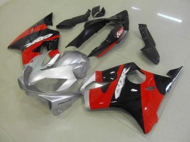 Noir Rouge Argent 04-07 Honda CBR600 F4i Carénages Moto