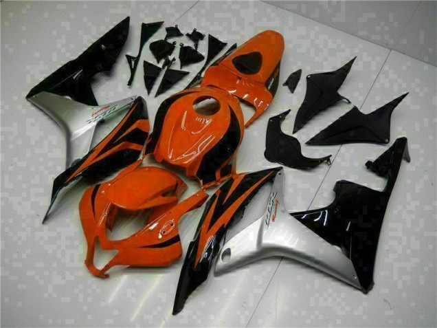 Noir Rouge Argent 07-08 Honda CBR600RR Carénage Moto Noir Rouge Argent 07-08 Honda CBR600RR Carénage Moto