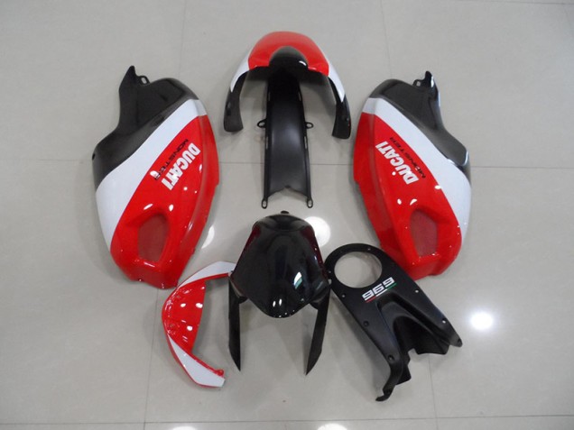 Noir Rouge Blanc 08-12 Ducati Monster 696 Carénage Moto