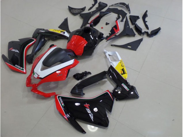 Noir Rouge Blanc 11-18 Aprilia RS4 50 125 Carénage Moto Noir Rouge Blanc 11-18 Aprilia RS4 50 125 Carénage Moto