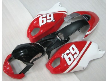 Noir Rouge Blanc 69 08-12 Ducati Monster 696 Carénage Moto