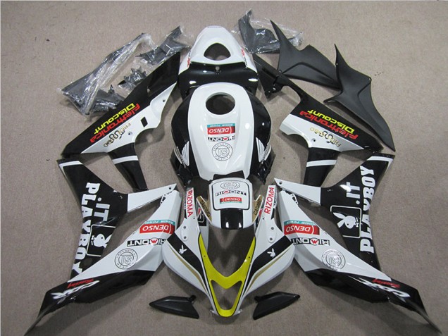 Noir Rouge Blanc DENSO 07-08 Honda CBR600RR Carénage Moto Noir Rouge Blanc DENSO 07-08 Honda CBR600RR Carénage Moto