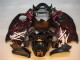 Noir Rouge Flamme 96-07 Suzuki GSXR 1300 Hayabusa Carénage Moto Noir Rouge Flamme 96-07 Suzuki GSXR 1300 Hayabusa Carénage Moto