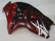 Noir Rouge Flamme 96-07 Suzuki GSXR 1300 Hayabusa Carénage Moto Noir Rouge Flamme 96-07 Suzuki GSXR 1300 Hayabusa Carénage Moto