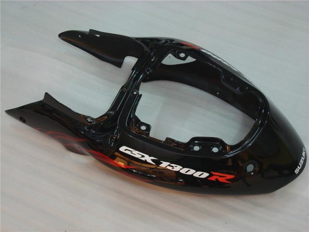 Noir Rouge Flamme 96-07 Suzuki GSXR 1300 Hayabusa Carénage Moto Noir Rouge Flamme 96-07 Suzuki GSXR 1300 Hayabusa Carénage Moto