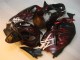 Noir Rouge Flamme 96-07 Suzuki GSXR 1300 Hayabusa Carénage Moto Noir Rouge Flamme 96-07 Suzuki GSXR 1300 Hayabusa Carénage Moto