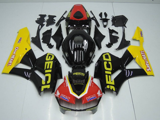 Noir Rouge HRC 12-16 Honda CBR1000RR Carénage Moto Noir Rouge HRC 12-16 Honda CBR1000RR Carénage Moto