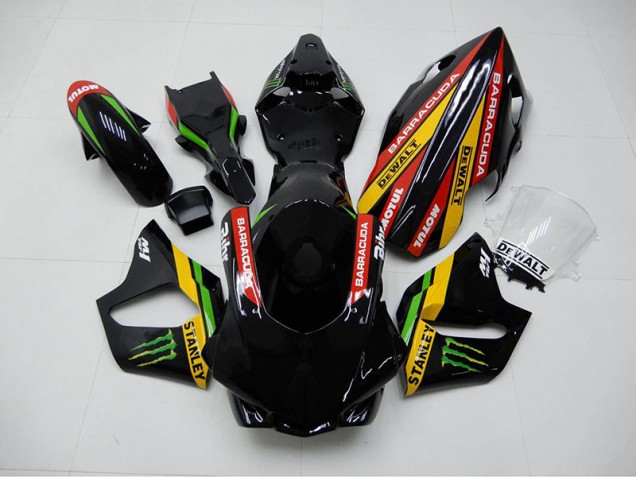 Noir Stanley 15-19 Yamaha YZF R1 Carénage Moto Noir Stanley 15-19 Yamaha YZF R1 Carénage Moto