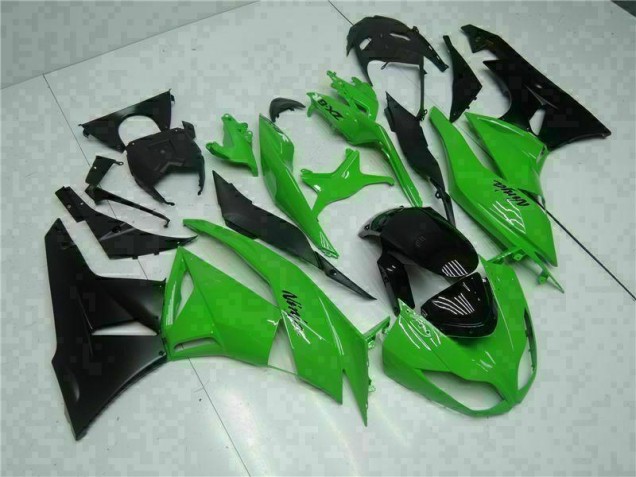 Noir Vert 09-12 Kawasaki ZX6R Carénage Moto Noir Vert 09-12 Kawasaki ZX6R Carénage Moto