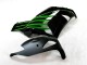 Noir Vert 12-21 Kawasaki ZX14R ZZR1400 Carénage Moto Noir Vert 12-21 Kawasaki ZX14R ZZR1400 Carénage Moto