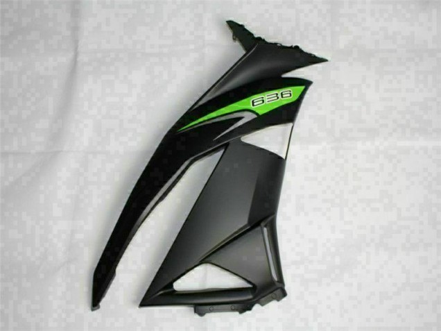 Noir Vert 636 09-12 Kawasaki ZX6R Carénage Moto Noir Vert 636 09-12 Kawasaki ZX6R Carénage Moto