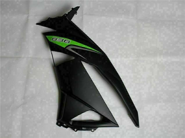 Noir Vert 636 09-12 Kawasaki ZX6R Carénage Moto Noir Vert 636 09-12 Kawasaki ZX6R Carénage Moto