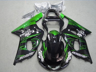 Noir Vert Corona Extra 01-03 Suzuki GSXR 600 Carénage Moto