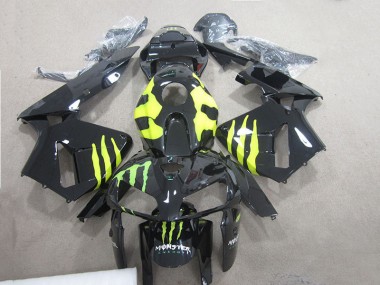 Noir Vert Monster 05-06 Honda CBR600RR Carénage Moto