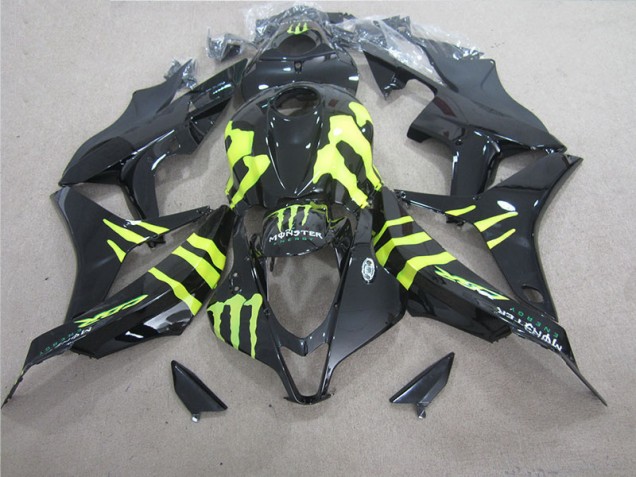 Noir Vert Monster 07-08 Honda CBR600RR Carénage Moto Noir Vert Monster 07-08 Honda CBR600RR Carénage Moto
