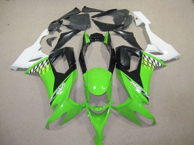 Noir Vert Ninja 08-10 Kawasaki ZX10R Carénage Moto