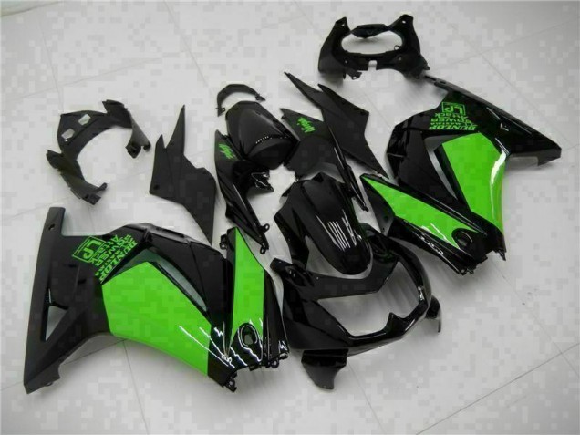 Noir Vert Ninja 08-12 Kawasaki EX250 Carénage Moto Noir Vert Ninja 08-12 Kawasaki EX250 Carénage Moto