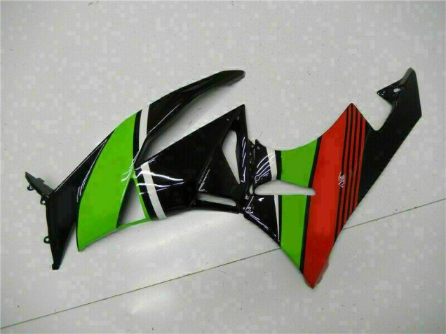 Noir Vert Rouge 09-12 Kawasaki ZX6R Carénage Moto Noir Vert Rouge 09-12 Kawasaki ZX6R Carénage Moto