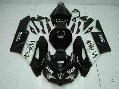 Noir West 04-05 Honda CBR1000RR Carénage Moto