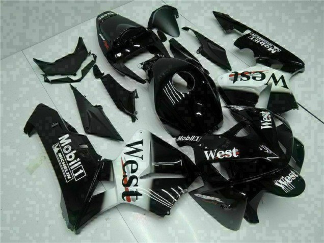 Noir West 05-06 Honda CBR600RR Carénage Moto Noir West 05-06 Honda CBR600RR Carénage Moto