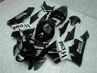 Noir West 05-06 Honda CBR600RR Carénage Moto