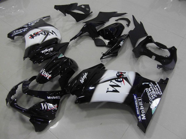 Noir West 08-12 Kawasaki ZX250R Carénage Moto Noir West 08-12 Kawasaki ZX250R Carénage Moto