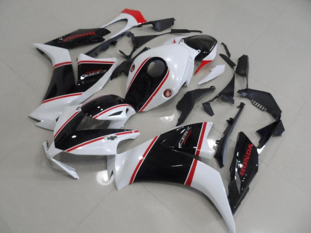 Noir et Blanc et Rouge Bande 12-16 Honda CBR1000RR Carénage Moto Noir et Blanc et Rouge Bande 12-16 Honda CBR1000RR Carénage Moto
