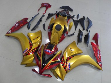 Or et Dark Rouge 12-16 Honda CBR1000RR Carénage Moto