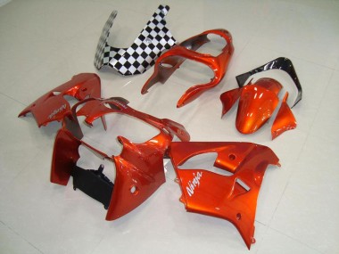 Orange 00-01 Kawasaki ZX9R Carénage Moto