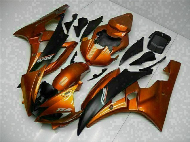 Orange 06-07 Yamaha YZF R6 Carénage Moto Orange 06-07 Yamaha YZF R6 Carénage Moto