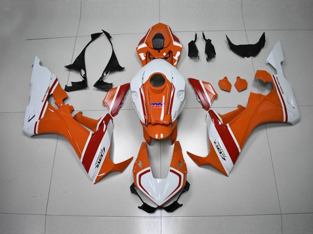 Orange Blanc HRC 17-20 Honda CBR1000RR Carénage Moto Orange Blanc HRC 17-20 Honda CBR1000RR Carénage Moto