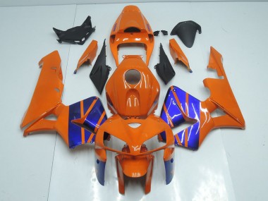 Orange Bleu 05-06 Honda CBR600RR Carénage Moto