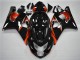 Orange Noir 04-05 Suzuki GSXR 600/750 Carénages Moto Orange Noir 04-05 Suzuki GSXR 600/750 Carénages Moto