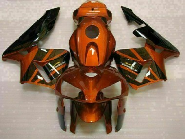 Orange Noir 05-06 Honda CBR600RR Carénage Moto