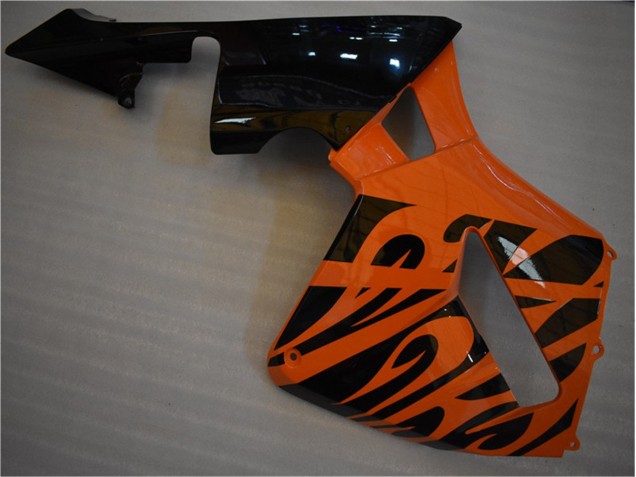 Orange Noir 05-06 Honda CBR600RR Carénages Moto Orange Noir 05-06 Honda CBR600RR Carénages Moto