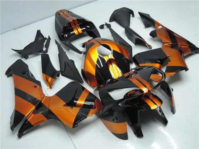 Orange Noir 05-06 Honda CBR600RR Kit Carénages Motos Orange Noir 05-06 Honda CBR600RR Kit Carénages Motos