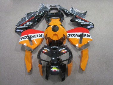 Orange Noir Repsol 05-06 Honda CBR600RR Carénage Moto