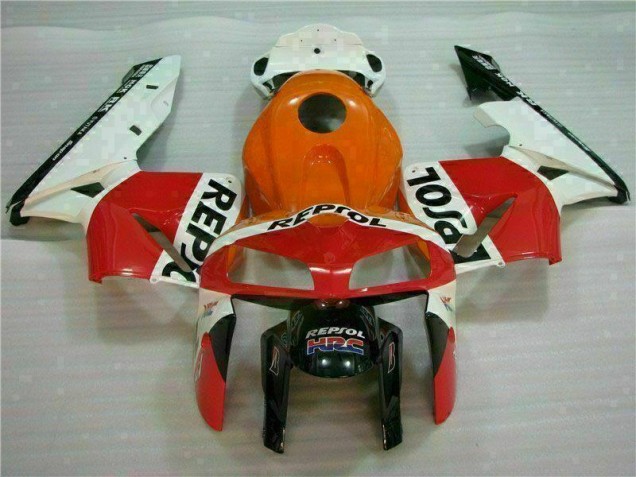 Orange Noir Repsol 05-06 Honda CBR600RR Carénages Moto Orange Noir Repsol 05-06 Honda CBR600RR Carénages Moto
