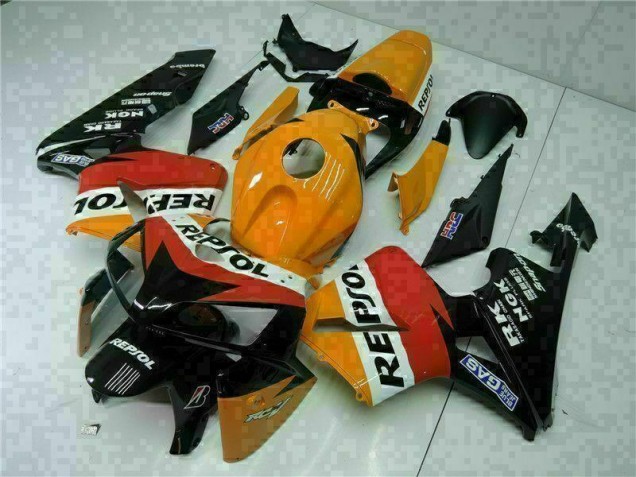 Orange Noir Repsol 05-06 Honda CBR600RR Carrosserie Moto Orange Noir Repsol 05-06 Honda CBR600RR Carrosserie Moto