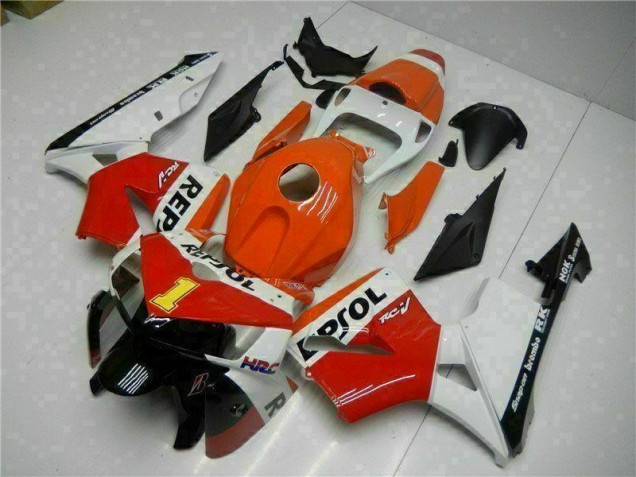 Orange Repsol 05-06 Honda CBR600RR Carénage Moto Orange Repsol 05-06 Honda CBR600RR Carénage Moto