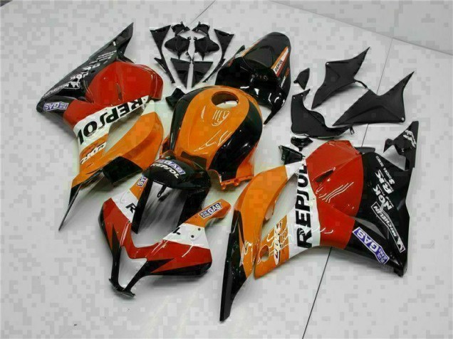 Orange Repsol 09-12 Honda CBR600RR Carénage Moto Orange Repsol 09-12 Honda CBR600RR Carénage Moto