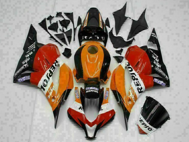 Orange Repsol 09-12 Honda CBR600RR Carénage Moto Orange Repsol 09-12 Honda CBR600RR Carénage Moto