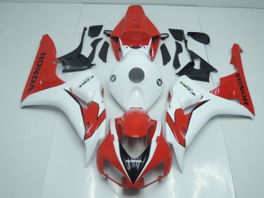 Orange Rouge et Blanc 06-07 Honda CBR1000RR Carénage Moto