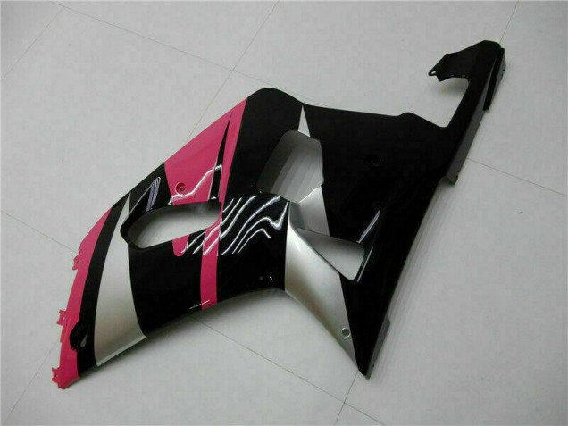 Rose Noir 01-03 Suzuki GSXR 600/750 Carénage Moto Rose Noir 01-03 Suzuki GSXR 600/750 Carénage Moto