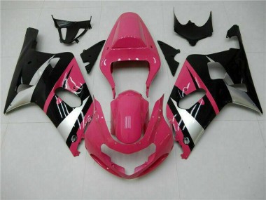 Rose Noir 01-03 Suzuki GSXR 600/750 Carénage Moto